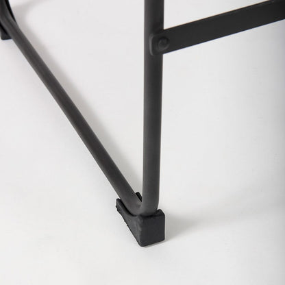 Mercana - Direttore 19.3L x 19.3W x 40.2H Black Leather W/Black Frame Counter Stool - 69631_CLOSEOUT view 11