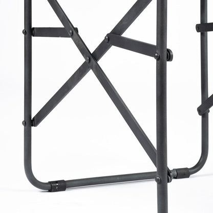 Mercana - Direttore Black Iron Frame Black Leather Dining Chair - 68797 view 13