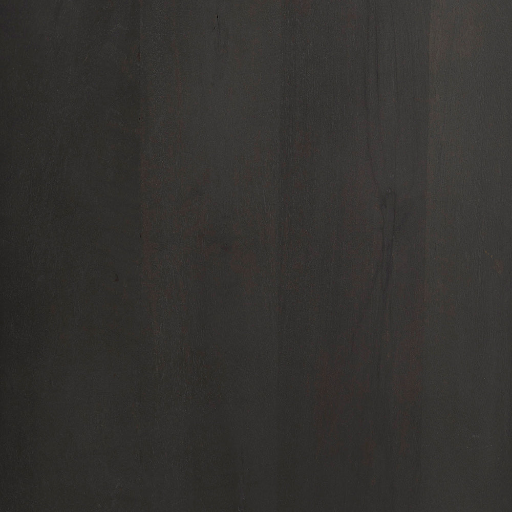 Mercana - Divina Black-Brown Wood w/ White Marble Top and Black Metal Base Accent Cabinet - 69201-AB view 12