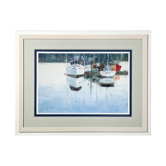 Mercana - Dock Tight by Mercana Studio a Framed Art Print Matted under Glass - 12605 view 1