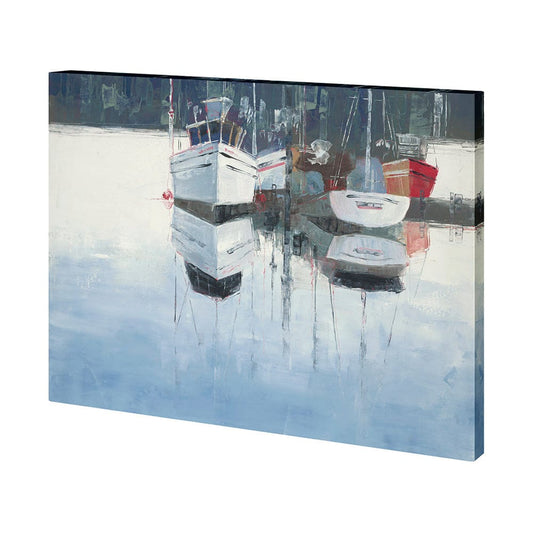 Mercana - Dock Tight by Mercana Studio a Hand Embellished Textured Canvas - 101351-L view 1