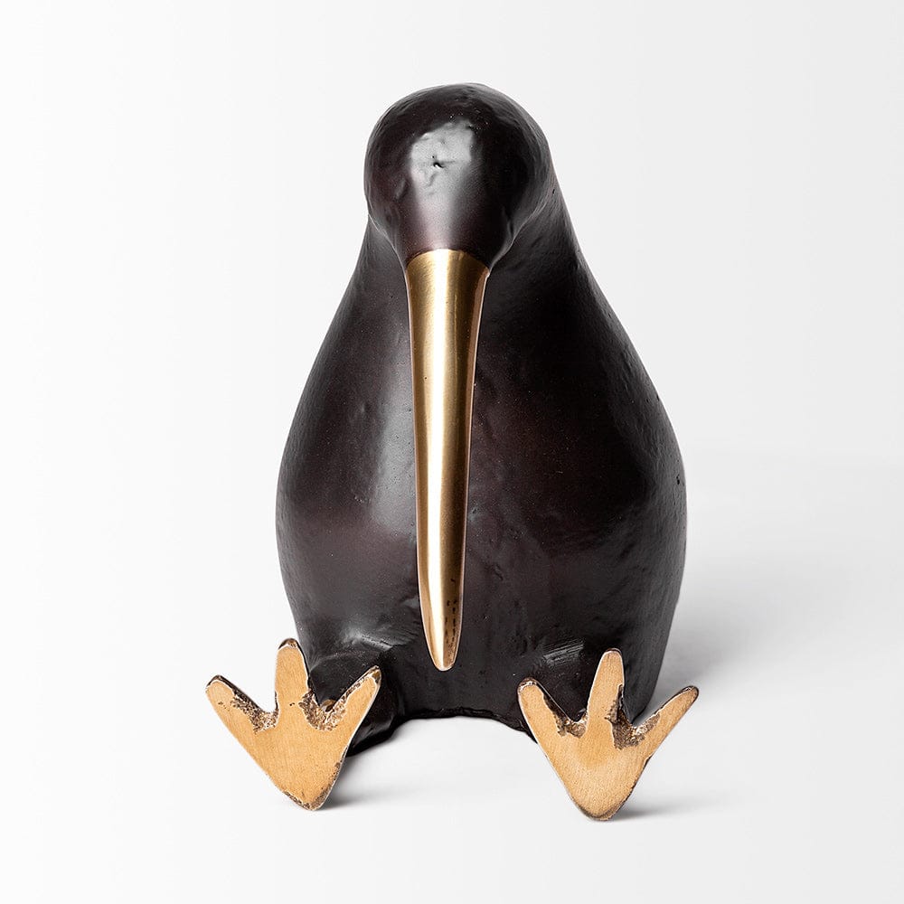 Mercana - Dodo 7L x 4W Black Cast Aluminum Mauritian Bird Sculpture - 68418 view 2