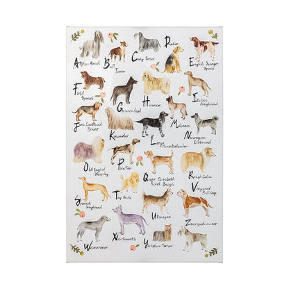 Mercana - Dog Alphabet by Melissa Wang a Hand Embellished Textured Canvas - 101902-L view 1