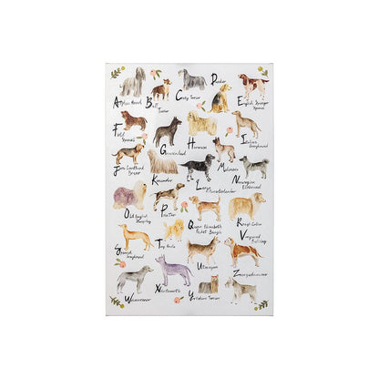 Mercana - Dog Alphabet by Melissa Wang a Hand Embellished Textured Canvas - 101902-S view 1