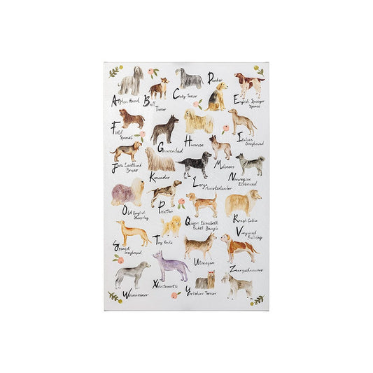 Mercana - Dog Alphabet by Melissa Wang a Hand Embellished Textured Canvas - 101902-S view 1
