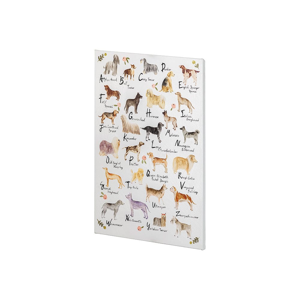 Mercana - Dog Alphabet by Melissa Wang a Hand Embellished Textured Canvas - 101902-S view 2