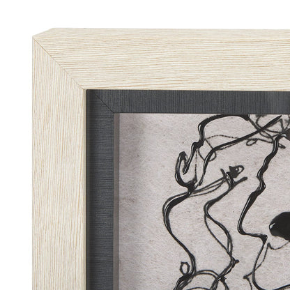 Mercana - Dog Sketches by Mercana Studio a Hand Embellished Textured Framed Art Print Matted under Glass - 14849 view 4