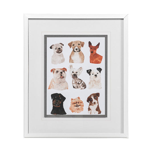 Mercana - Doggos & Puppers I by June Erica Vess a Framed Art Print Matted under Glass - 13149 view 1