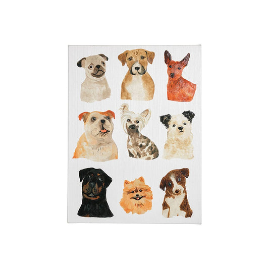 Mercana - Doggos & Puppers I by June Erica Vess a Hand Embellished Textured Canvas - 101530-S view 1