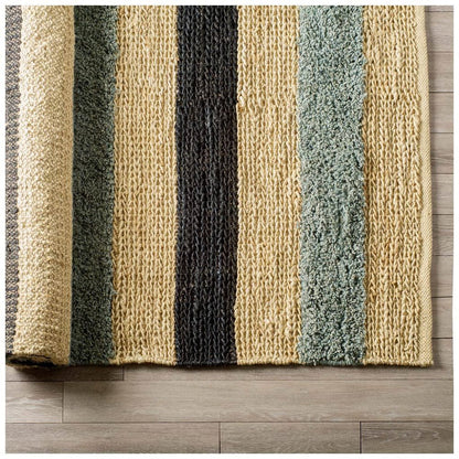 Mercana - Dolman 8 x 10 Multi-Colored Jute Hand Woven Rug - 70008 view 1