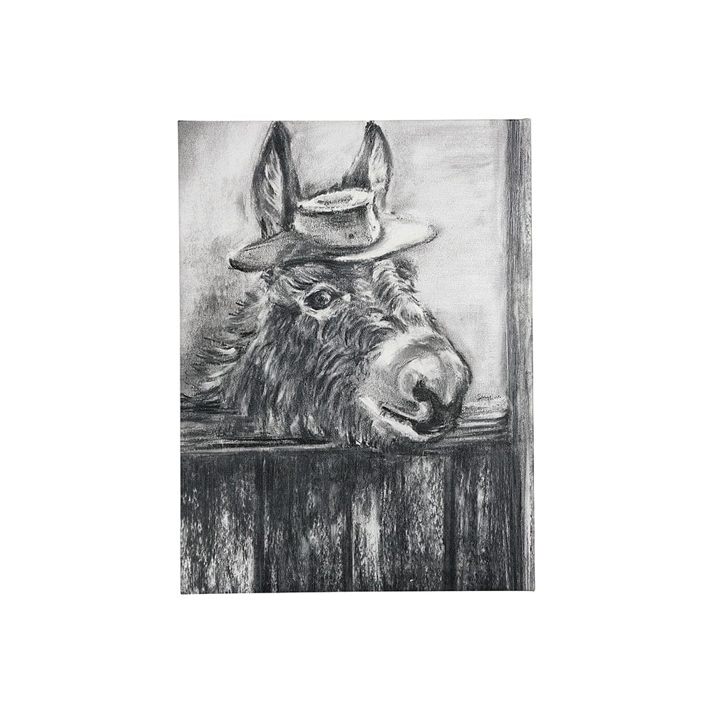 Mercana - Donkey II by Mercana Studio a Hand Embellished Textured Canvas - 101474-S view 1