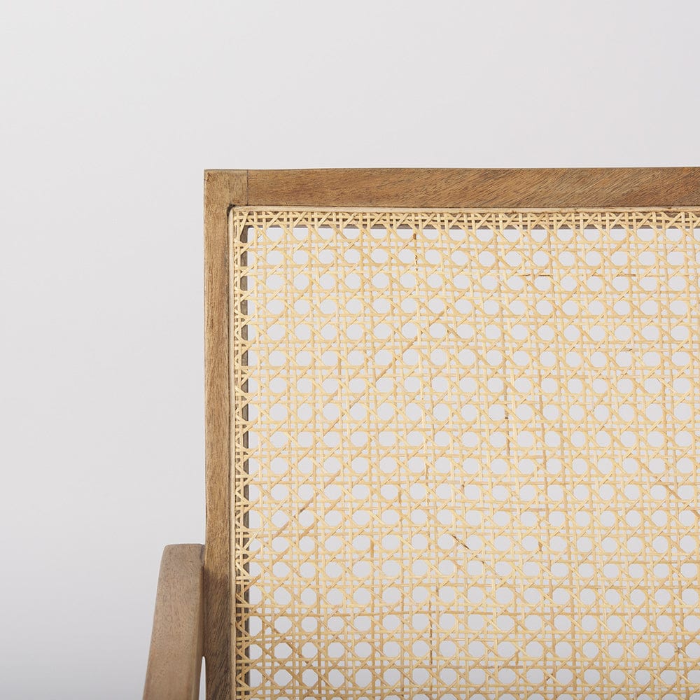 Mercana - Donna Light Brown Wood Cane-Back w/ Beige Upholstered Seat Accent Chair - 69933_CLOSEOUT view 7