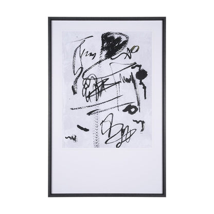 Mercana - Doodle II by Mercana Studio a Hand Embellished Textured Framed Art Print Matted under Glass - 14346 view 1