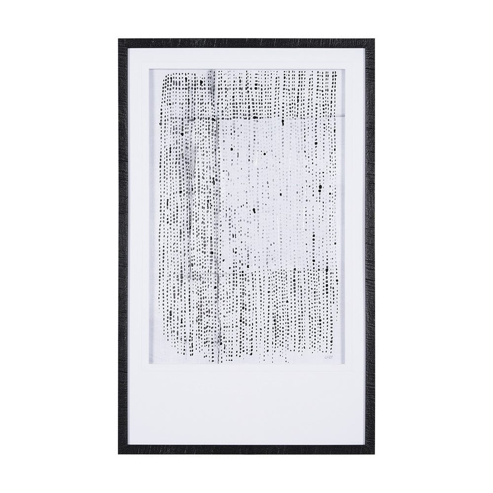 Mercana - Dot Texture I by Mercana Studio a Hand Embellished Textured Framed Art Print Matted under Glass - 15003 view 1