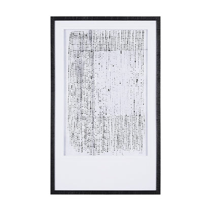 Mercana - Dot Texture I by Mercana Studio a Hand Embellished Textured Framed Art Print Matted under Glass - 15003 view 1