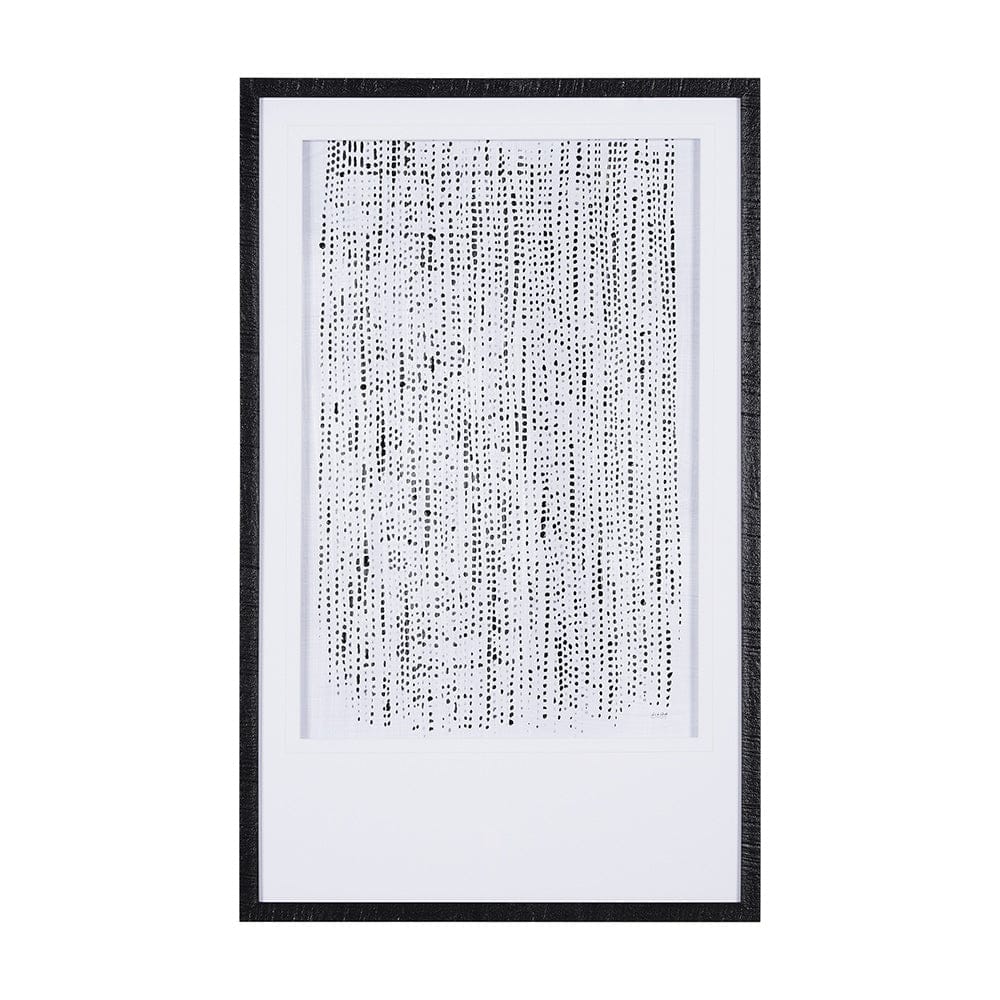 Mercana - Dot Texture II by Mercana Studio a Hand Embellished Textured Framed Art Print Matted under Glass - 15004 view 1