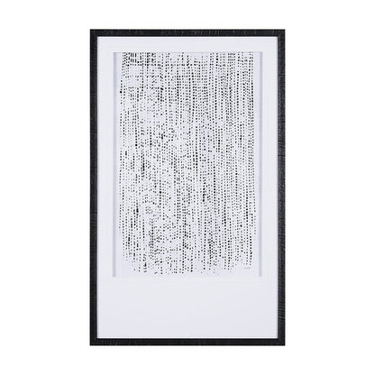 Mercana - Dot Texture II by Mercana Studio a Hand Embellished Textured Framed Art Print Matted under Glass - 15004 view 1