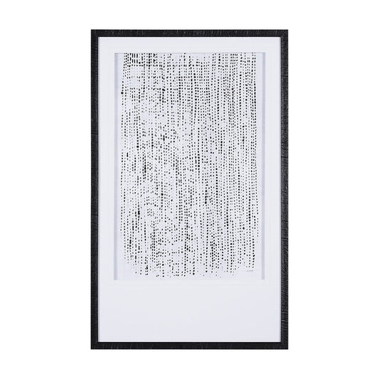 Mercana - Dot Texture II by Mercana Studio a Hand Embellished Textured Framed Art Print Matted under Glass - 15004 view 1