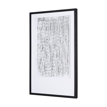 Mercana - Dot Texture II by Mercana Studio a Hand Embellished Textured Framed Art Print Matted under Glass - 15004 view 2
