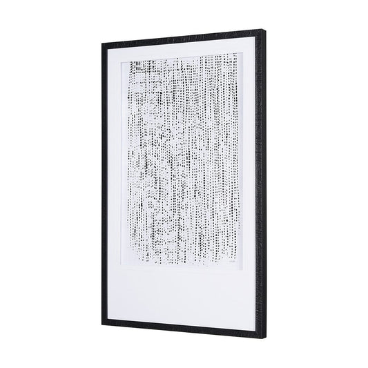 Mercana - Dot Texture II by Mercana Studio a Hand Embellished Textured Framed Art Print Matted under Glass - 15004 view 2