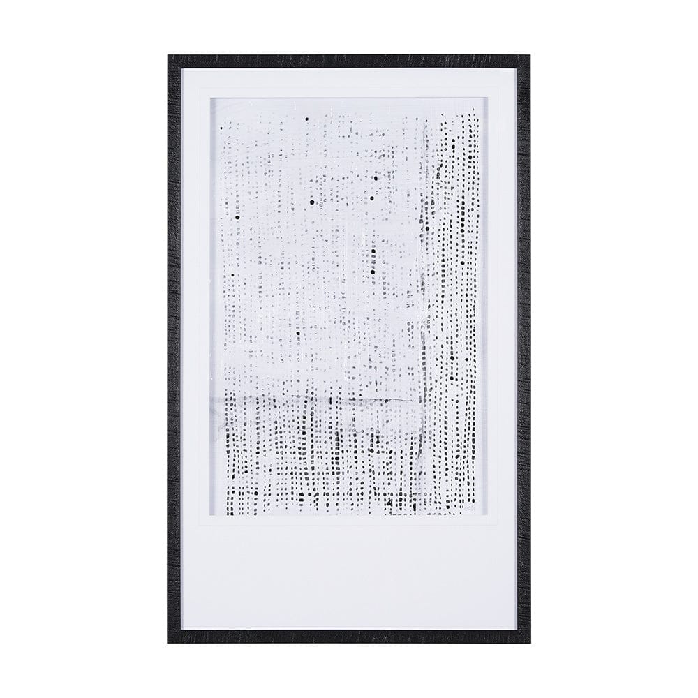Mercana - Dot Texture III by Mercana Studio a Hand Embellished Textured Framed Art Print Matted under Glass - 15005 view 1