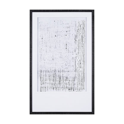 Mercana - Dot Texture III by Mercana Studio a Hand Embellished Textured Framed Art Print Matted under Glass - 15005 view 1