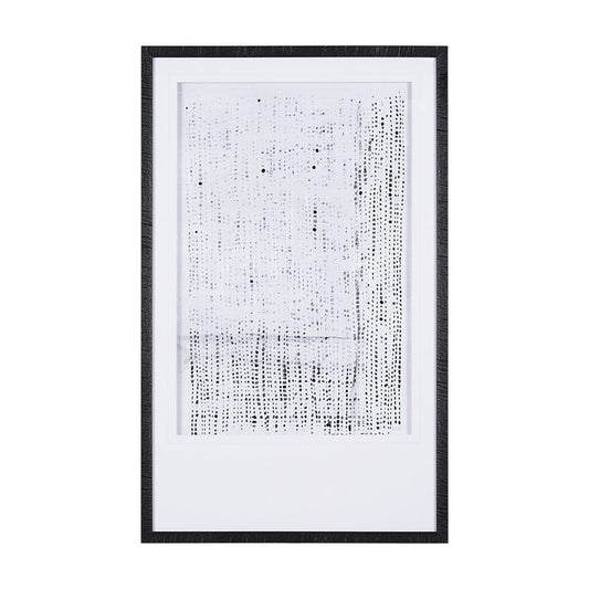 Mercana - Dot Texture III by Mercana Studio a Hand Embellished Textured Framed Art Print Matted under Glass - 15005 view 1