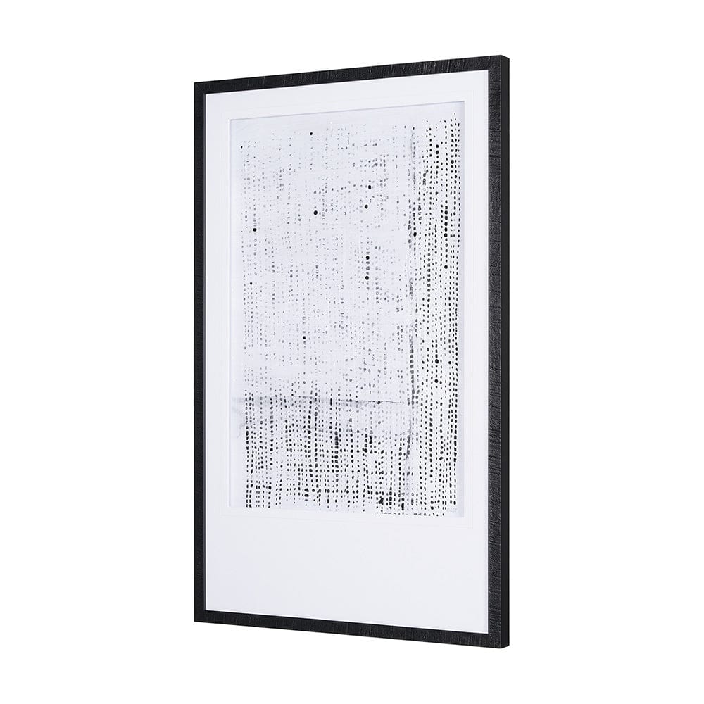 Mercana - Dot Texture III by Mercana Studio a Hand Embellished Textured Framed Art Print Matted under Glass - 15005 view 2