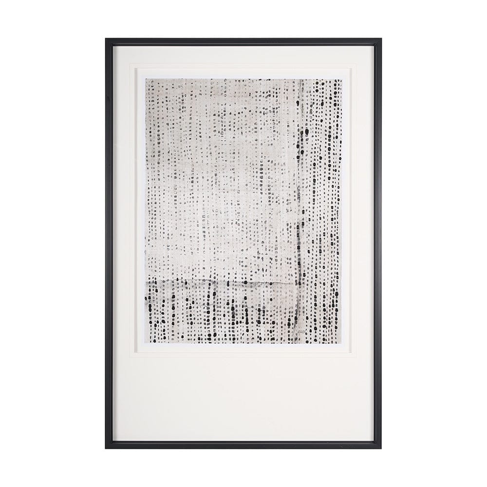 Mercana - Dot Texture Tan I by Mercana Studio a Hand Embellished Textured Framed Art Print Matted under Glass - 15058 view 1
