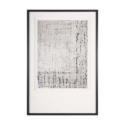 Mercana - Dot Texture Tan I by Mercana Studio a Hand Embellished Textured Framed Art Print Matted under Glass - 15058 view 1