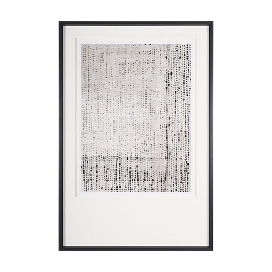 Mercana - Dot Texture Tan I by Mercana Studio a Hand Embellished Textured Framed Art Print Matted under Glass - 15058 view 1