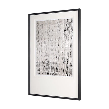Mercana - Dot Texture Tan I by Mercana Studio a Hand Embellished Textured Framed Art Print Matted under Glass - 15058 view 2