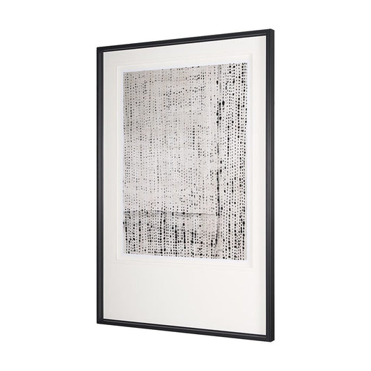 Mercana - Dot Texture Tan I by Mercana Studio a Hand Embellished Textured Framed Art Print Matted under Glass - 15058 view 2