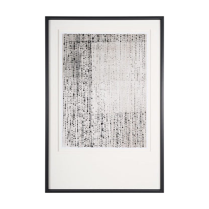 Mercana - Dot Texture Tan III by Mercana Studio Hand Embellished Textured Framed Art Print Matted under Glass - 15059 view 1
