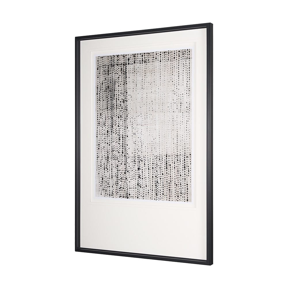 Mercana - Dot Texture Tan III by Mercana Studio Hand Embellished Textured Framed Art Print Matted under Glass - 15059 view 2