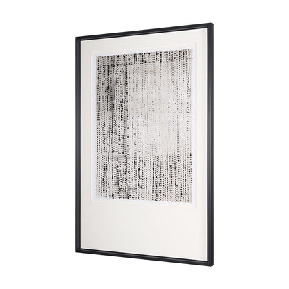 Mercana - Dot Texture Tan III by Mercana Studio Hand Embellished Textured Framed Art Print Matted under Glass - 15059 view 2