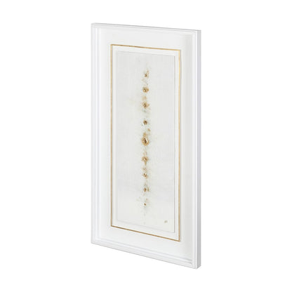 Mercana - Dots I-Gold by Studio M a handmade Original Framed Artwork under Glass - 12429 view 1