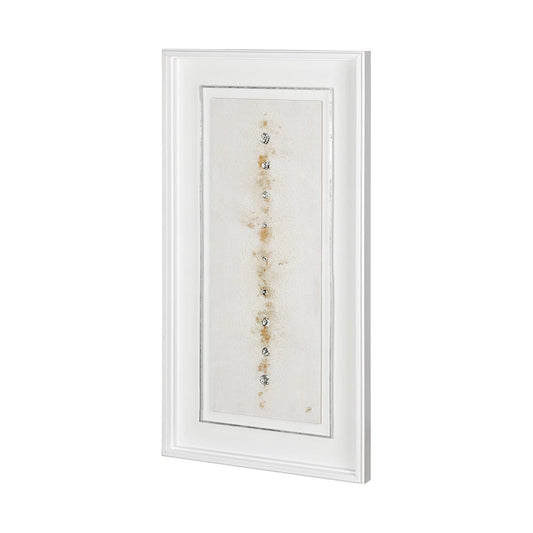 Mercana - Dots II-Silver by Studio M a handmade Original Framed Artwork under Glass - 12430 view 1