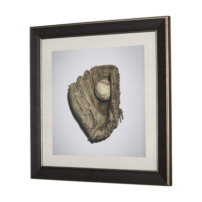 Mercana - Double Play I by Mercana Studio a Hand Embellished Textured Framed Art Print Matted under Glass - 14660 view 2