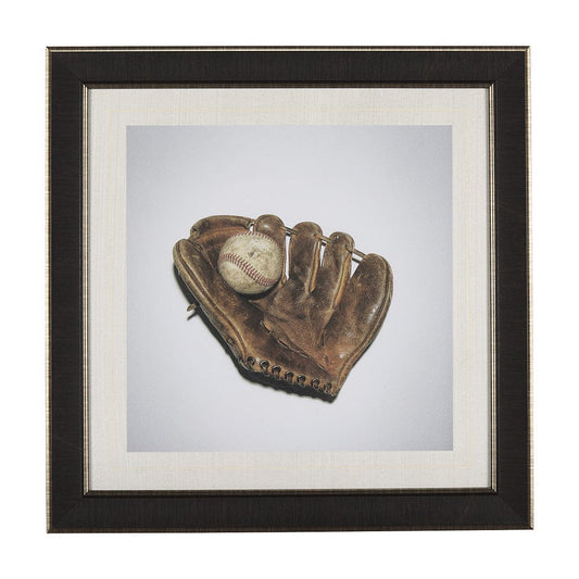 Mercana - Double Play II by Mercana Studio a Hand Embellished Textured Framed Art Print Matted under Glass - 14661 view 1