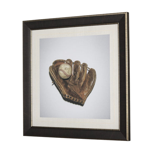 Mercana - Double Play II by Mercana Studio a Hand Embellished Textured Framed Art Print Matted under Glass - 14661 view 2