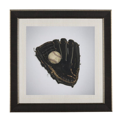 Mercana - Double Play III by Mercana Studio a Hand Embellished Textured Framed Art Print Matted under Glass - 14662 view 1