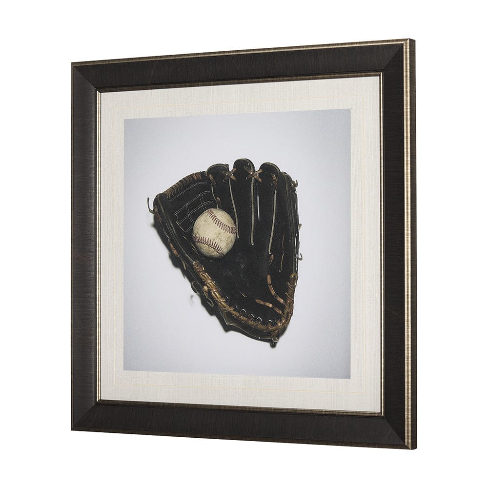 Mercana - Double Play III by Mercana Studio a Hand Embellished Textured Framed Art Print Matted under Glass - 14662 view 2