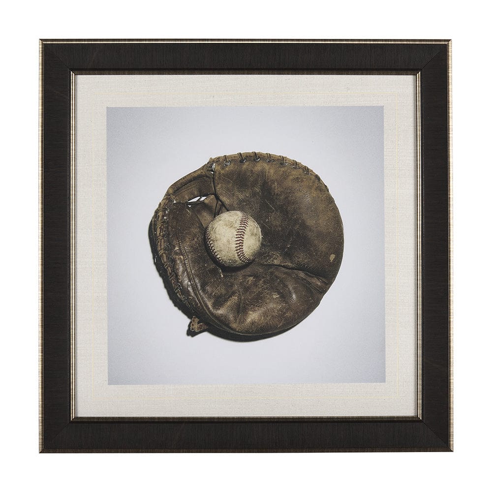 Mercana - Double Play IV by Mercana Studio a Hand Embellished Textured Framed Art Print Matted under Glass - 14663 view 1