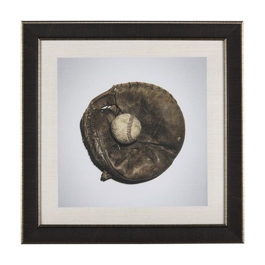 Mercana - Double Play IV by Mercana Studio a Hand Embellished Textured Framed Art Print Matted under Glass - 14663 view 1