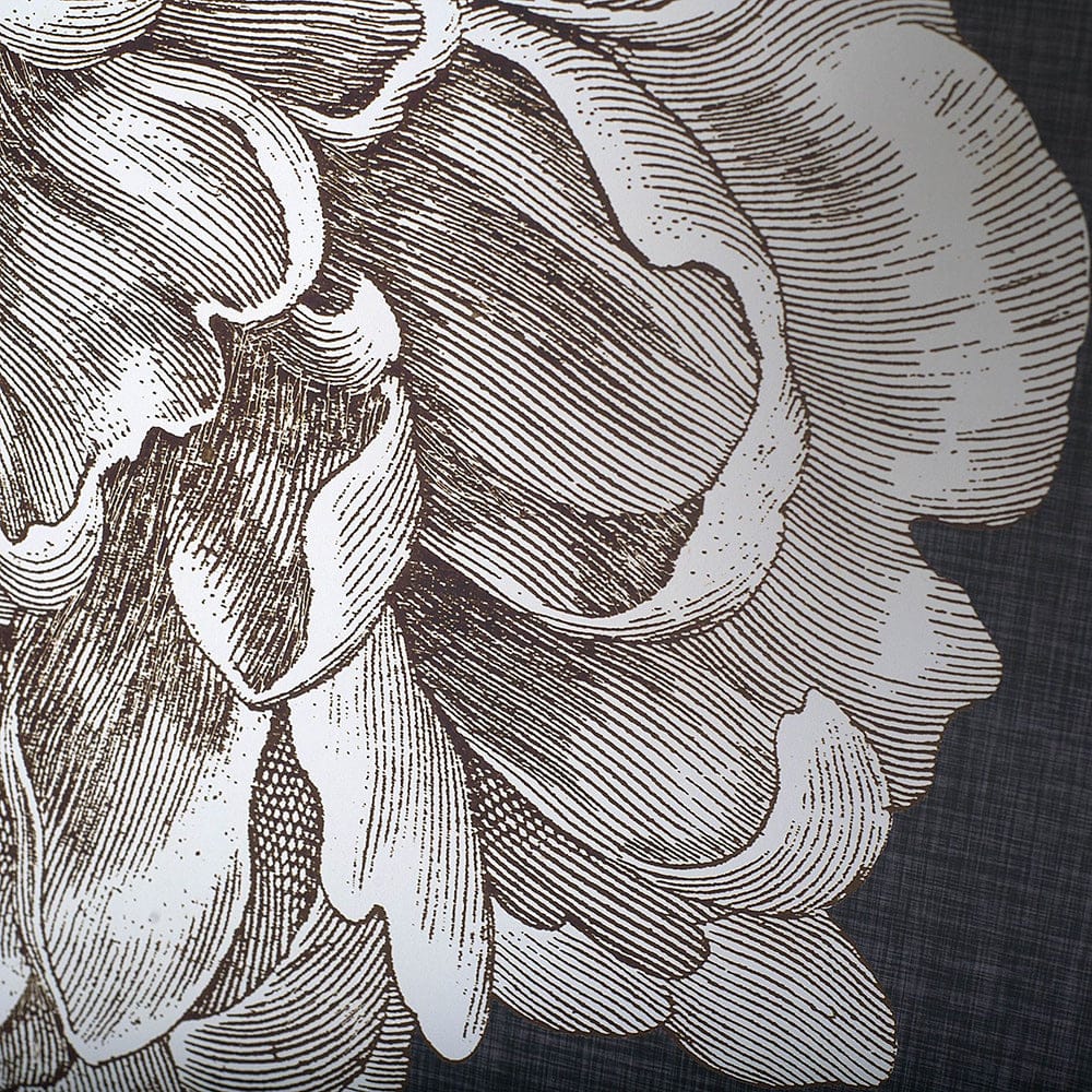 Mercana - Dramatic Peony I by Vision Studio a Hand Embellished Textured Framed Art Print Matted under Glass - 10593 view 4