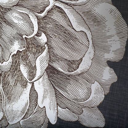 Mercana - Dramatic Peony I by Vision Studio a Hand Embellished Textured Framed Art Print Matted under Glass - 10593 view 4