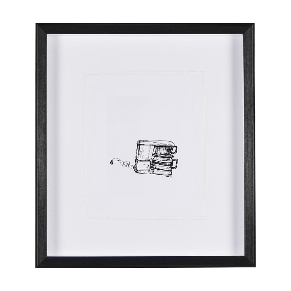 Mercana - Drip Coffee Maker by Simeng a Framed Art Print Matted under Glass - 14687 view 1