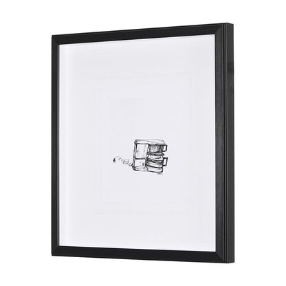 Mercana - Drip Coffee Maker by Simeng a Framed Art Print Matted under Glass - 14687 view 2