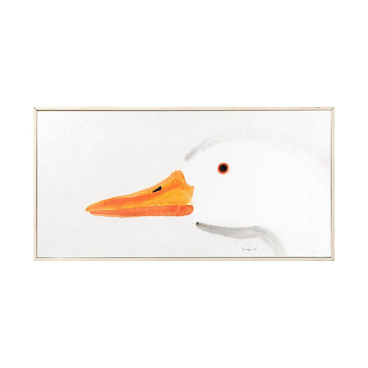 Mercana - Duck Gazing I by Mercana Studio a Hand Embellished Textured Framed Art Print - 13664 view 1
